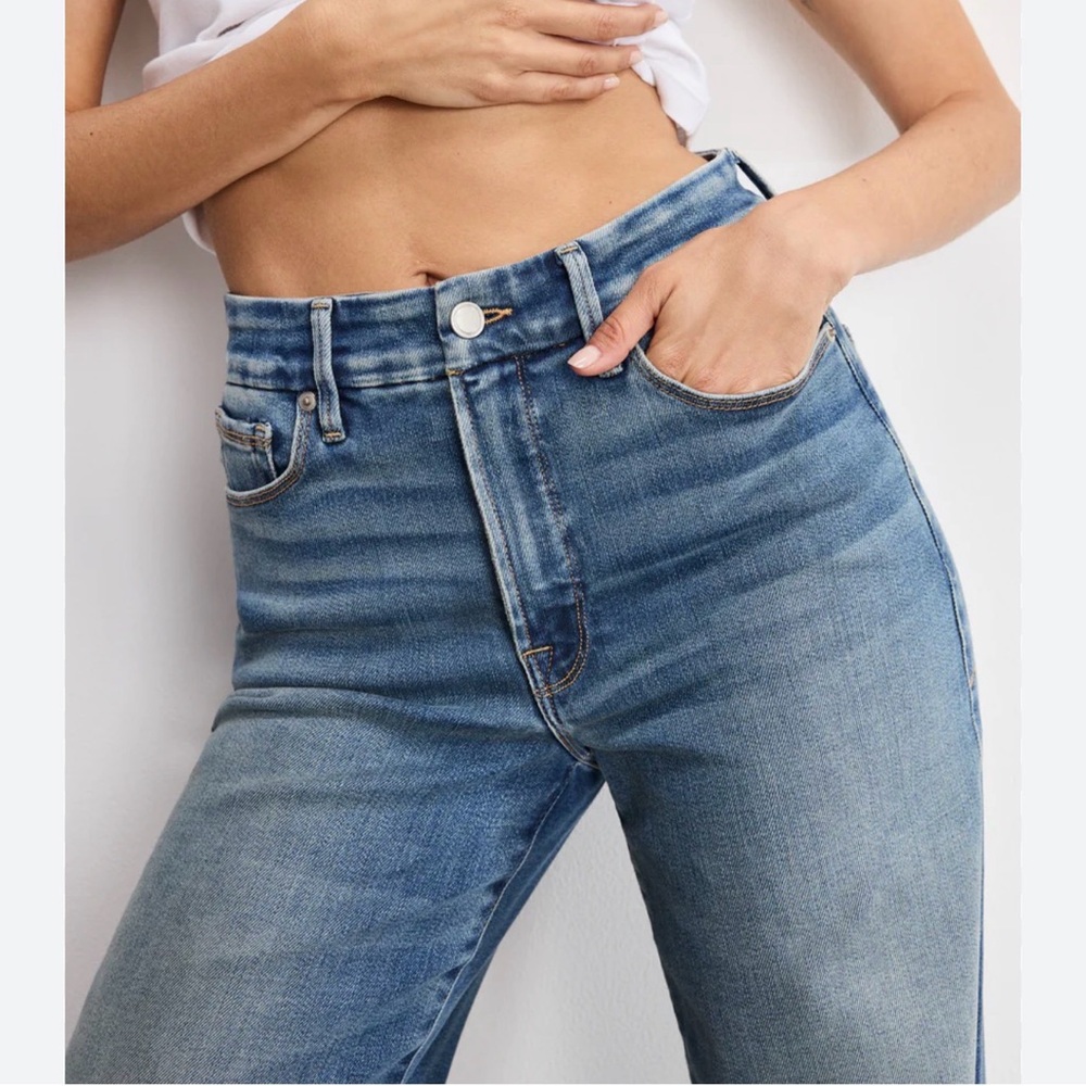 Good American Light Blue High-Rise Skinny Jeans